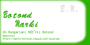 botond marki business card